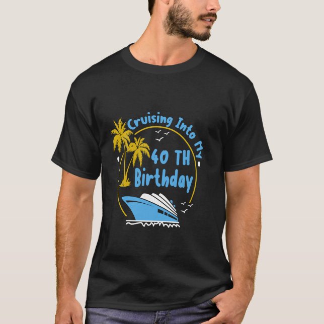 Camiseta Crucero en mi crucero de 40 años (Anverso)