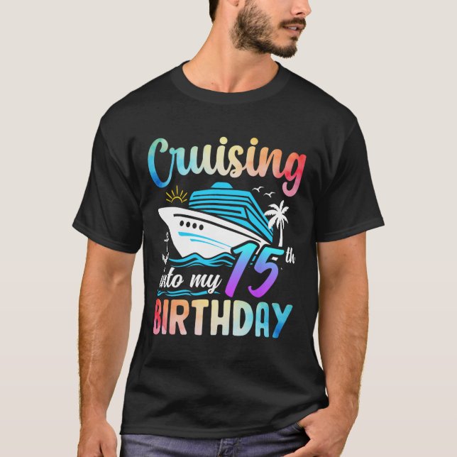 Camiseta Crucero en mi cumpleaños número 15 (Anverso)