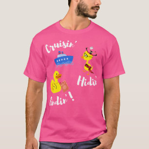 Camiseta Crucero Escondiendo Encontrando Patos de Goma Pasa