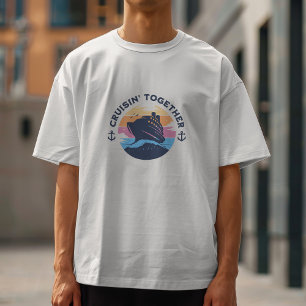 Camiseta Crucero Familiar Atardecer Personalizado