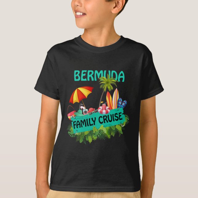 Camiseta Crucero Familiar Bermudas  (Anverso)