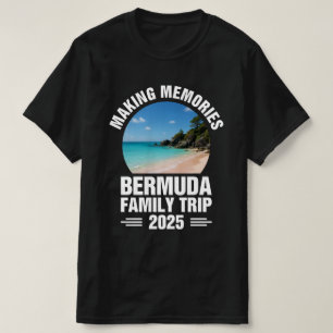 Camiseta Crucero Familiar Bermudas 2025 Verano Combinación