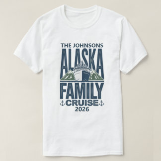 Camiseta Crucero Familiar en Alaska con Nombre y Año Person