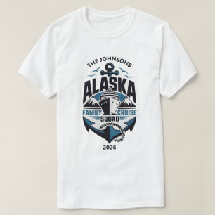 Camiseta Crucero Familiar en Alaska con Nombre y Año Person