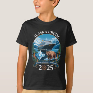 Camiseta Crucero familiar por Alaska 2025 Crucero divertido