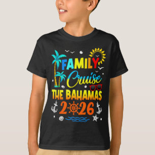 Camiseta Crucero Familiar por Las Bahamas 2026 Verano Ropa 