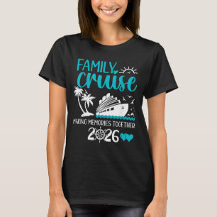 Camiseta Crucero Familiar Vacaciones de Verano 2026 Combina