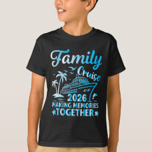 Camiseta Crucero Familiar Vacaciones Viaje 2026 C Familiar
