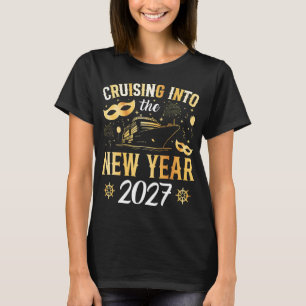 Camiseta Crucero hacia el Año Nuevo 2027 Mujeres