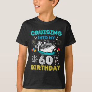 Camiseta Crucero hacia mi cumpleaños 60 Crucero 60 años