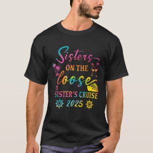 Camiseta Crucero Hermanas 2025 Unisex Negro