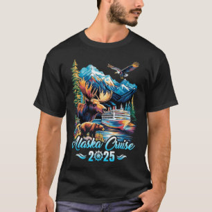 Camiseta Crucero por Alaska 2025 Grupo de familiares y amig