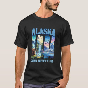 Camiseta Crucero por Alaska 2025 Grupo de familiares y amig