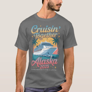 Camiseta Crucero por Alaska 2025 Vacaciones de crucero fami