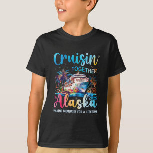 Camiseta Crucero por Alaska 2025 Vacaciones de crucero fami