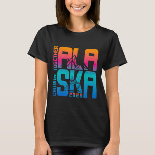 Camiseta Crucero por Alaska 2025 Vacaciones de verano famil