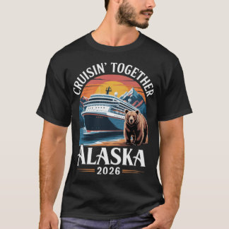 Camiseta Crucero por Alaska 2026 para Familias Coordinadas