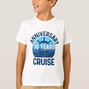 Camiseta Crucero por el 30 aniversario de bodas 30 años par