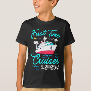 Camiseta Crucero por primera vez 2025 Vacaciones familiares