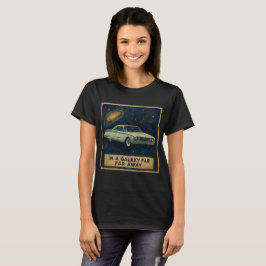 Camiseta Crucero Retro en el Espacio Profundo