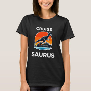 Camiseta Crucero Saurus Dinosaur Funny