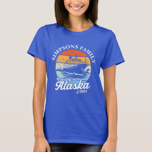 Camiseta Cruceros a la familia Personalizado de Alaska