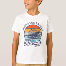 Camiseta Cruceros a la familia Personalizado de Alaska