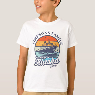 Camiseta Cruceros a la familia Personalizado de Alaska