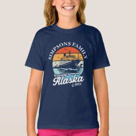 Camiseta Cruceros a la familia Personalizado de Alaska
