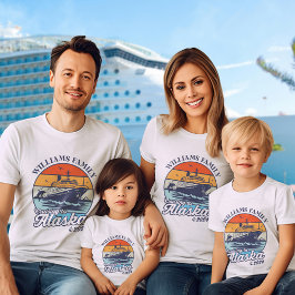 Camiseta Cruceros a la familia Personalizado de Alaska