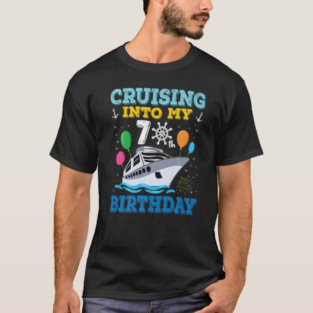 Camiseta Cruceros a mi 70° brigada de cruceros por la fiest (Anverso)