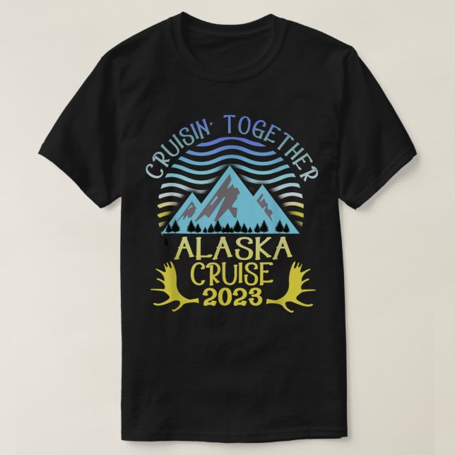 Camiseta Cruceros Alaska 2023 para familias o grupos de vac (Diseño del anverso)