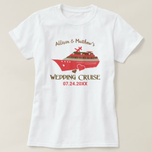 Camiseta Cruceros Bodas personalizados
