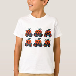 Camiseta Cruceros de calabaza: Halloween sobre ruedas