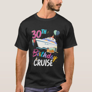 Camiseta Cruceros de cumpleaños 2024 B Day de 30 años