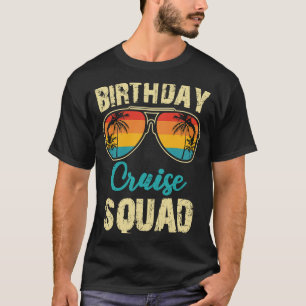 Camiseta Cruceros de cumpleaños de la brigada de cruceros d