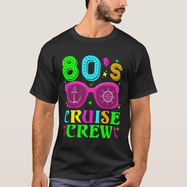 Camiseta Cruceros de estilo retro de los años 80 (Anverso)
