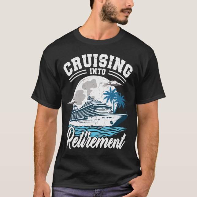 Camiseta Cruceros De Jubilación Graciosa Para Jubilación (Anverso)