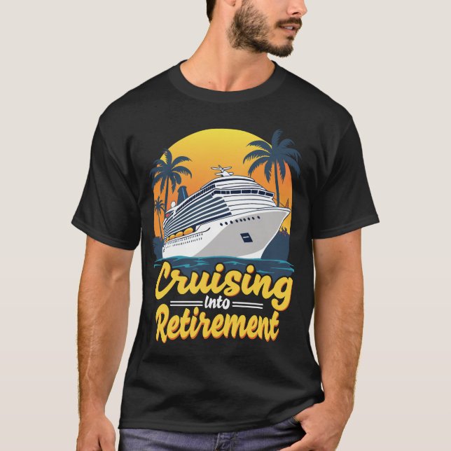 Camiseta Cruceros De Jubilación Graciosa Para Jubilación (Anverso)