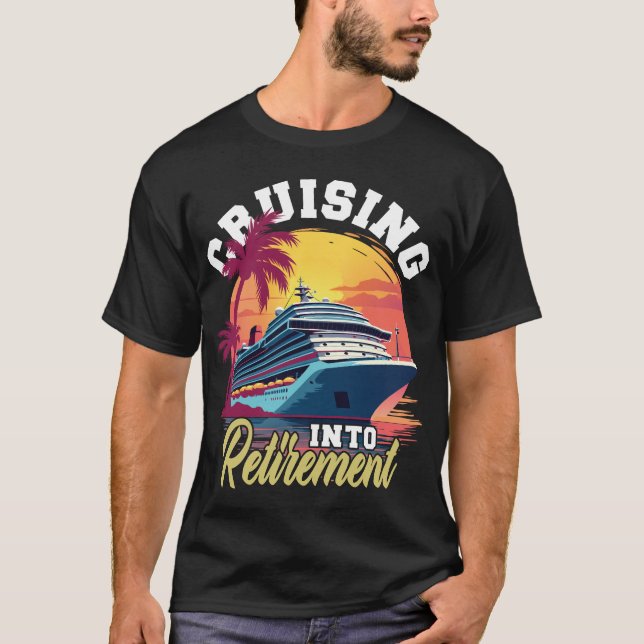 Camiseta Cruceros De Jubilación Graciosa Para Jubilación (Anverso)