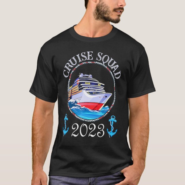 Camiseta Cruceros de la familia Cruise Squad 2023 (Anverso)