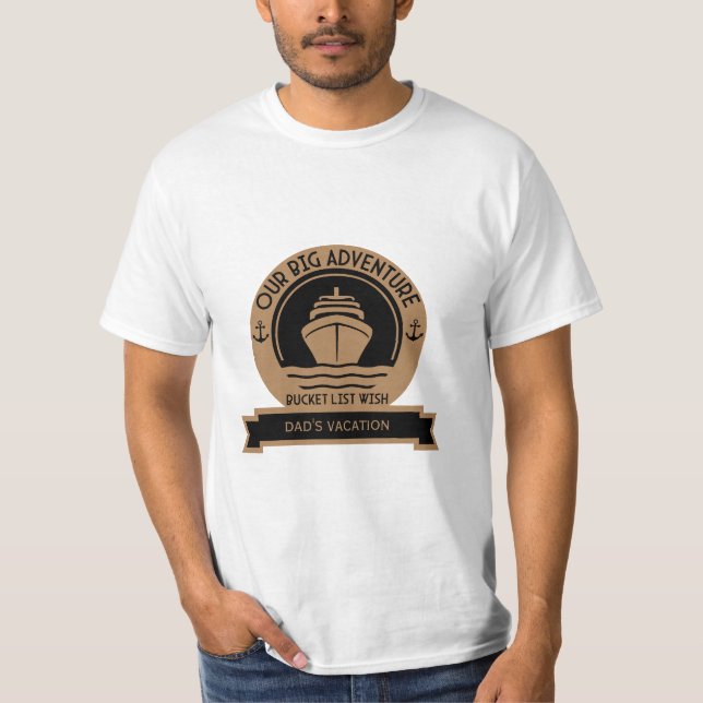 Camiseta Cruceros de lista de cubos (Anverso)