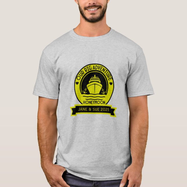 Camiseta Cruceros de luna de miel (Anverso)