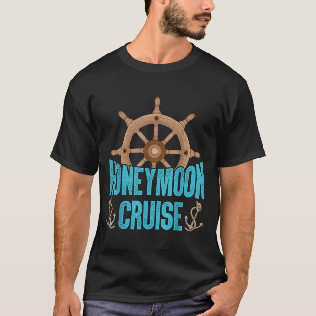 Camiseta Cruceros de luna de miel de parejas recién casadas (Anverso)
