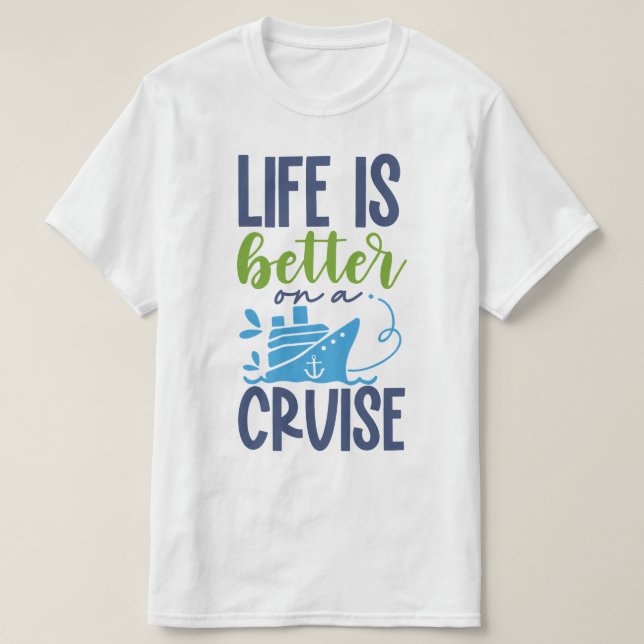 Camiseta Cruceros de nombres personalizados (Diseño del anverso)