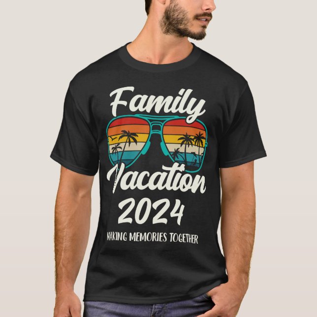 Camiseta Cruceros de vacaciones de verano 2024 para familia (Anverso)