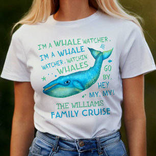 Camiseta Cruceros de vacaciones familiares de observación d