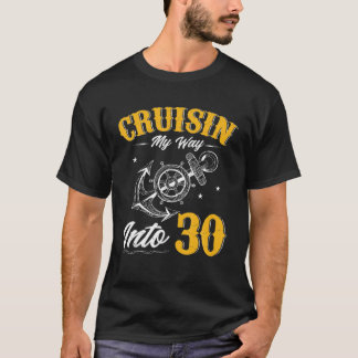 Camiseta Cruceros En Mi Camino A 30 Graciosos Cruceros De C