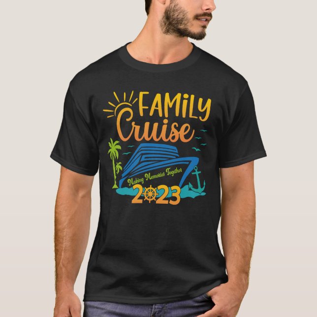 Camiseta Cruceros familiares 2023 Reuniendo Recuerdos (Anverso)