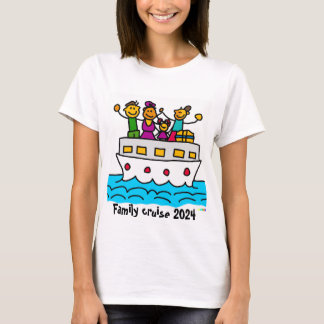 Camiseta Cruceros familiares 2024 - Aventura de una joven T
